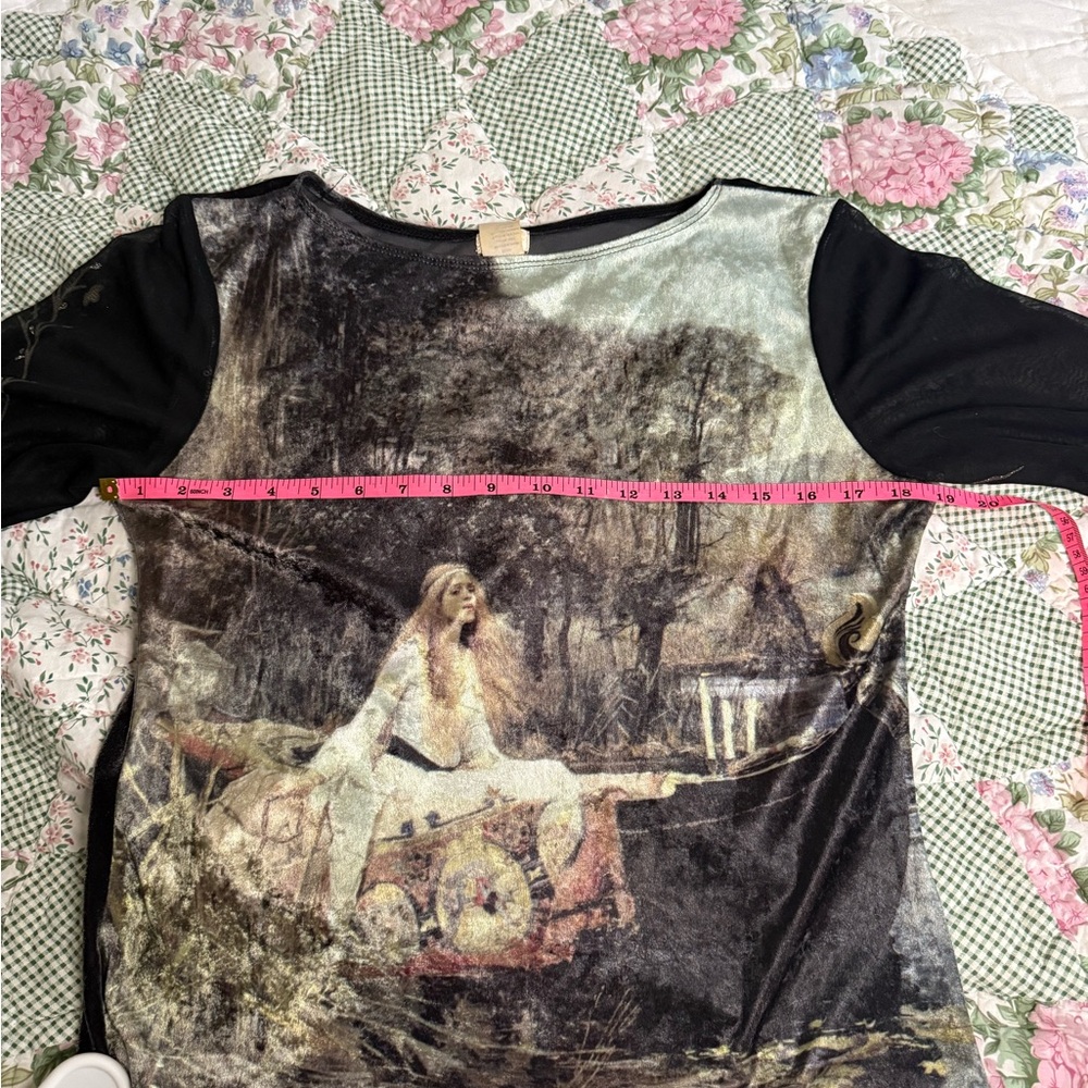 90’s Y2K vintage made in the USA Jacques Euro style lady of Shallot top - Picture 5 of 6